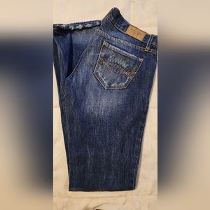 Abercrombie and Fitch Distressed Denim Jeans Low Rise Size 00 Short W24 L31